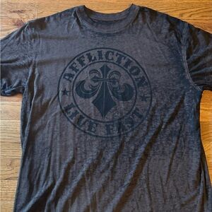 Mens affliction lightweight t shirt XXL